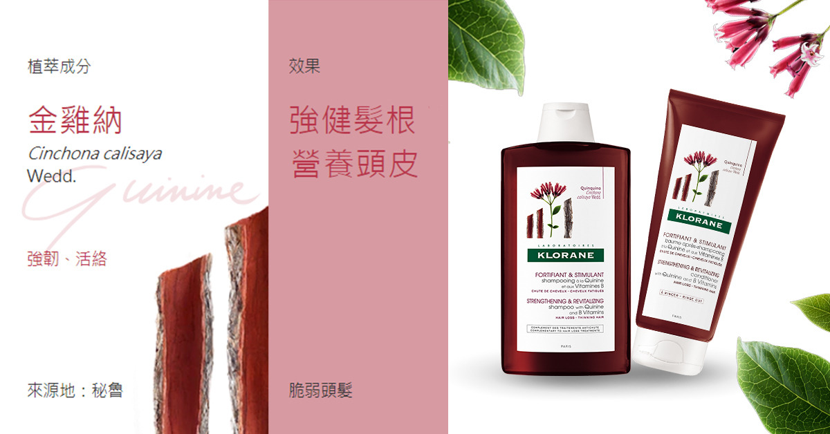【儂儂贈獎活動】 KLORANE法國蔻蘿蘭 - 蔻蘿蘭金雞納養髮