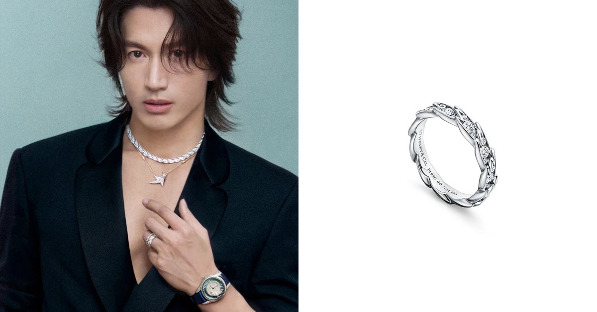 言承旭50歲依舊帥！新任Tiffany品牌大使與Rosé成同事，「道明寺」戴石上鳥項鍊拍照魅力爆棚