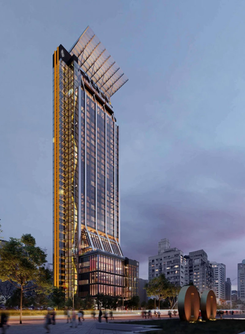全台首座！台北四季酒店2028年開幕：坐落101對面，英國建築大師操刀