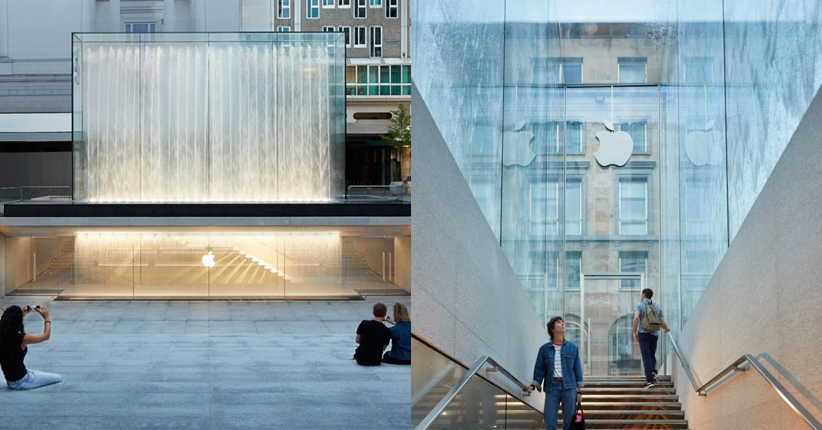絕美Apple store!玻璃立體方塊還不夠加入華麗噴泉,見證時尚之都米蘭「藝術與科技」的融合