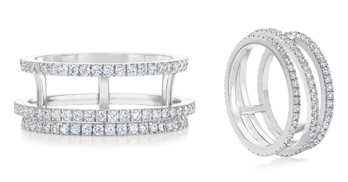 De Beers Horizon 全鑲鑽戒指,NT$ 192,000