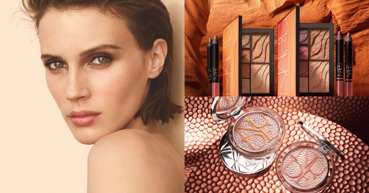 2019夏季妝容關鍵字：「沙漠金」！Dior、香奈兒、NARS彩妝推薦