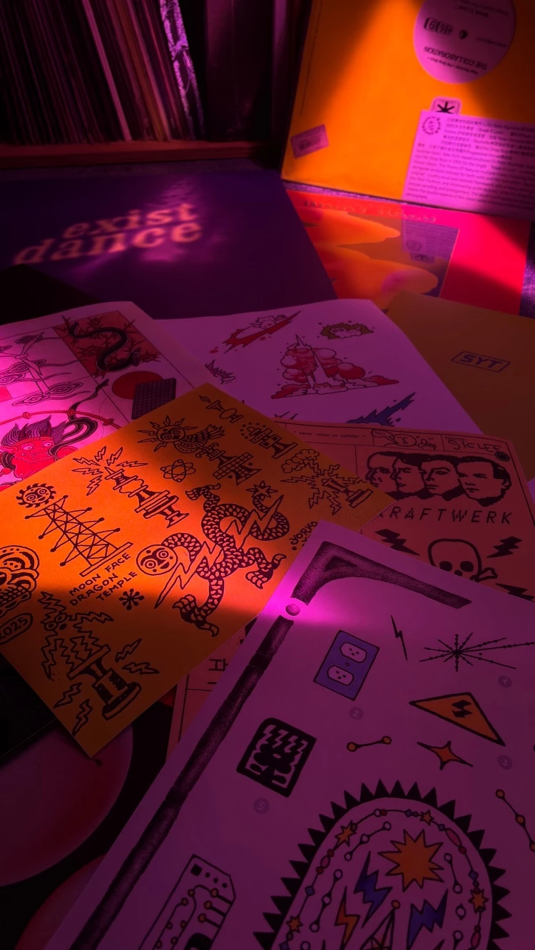 這次潮電Bar&RecordStore與太陽隆宮的合作，太陽龍宮以經典「龍」象徵能量與光，呼應潮電的「電」與台電老屋所承載的電力精神，