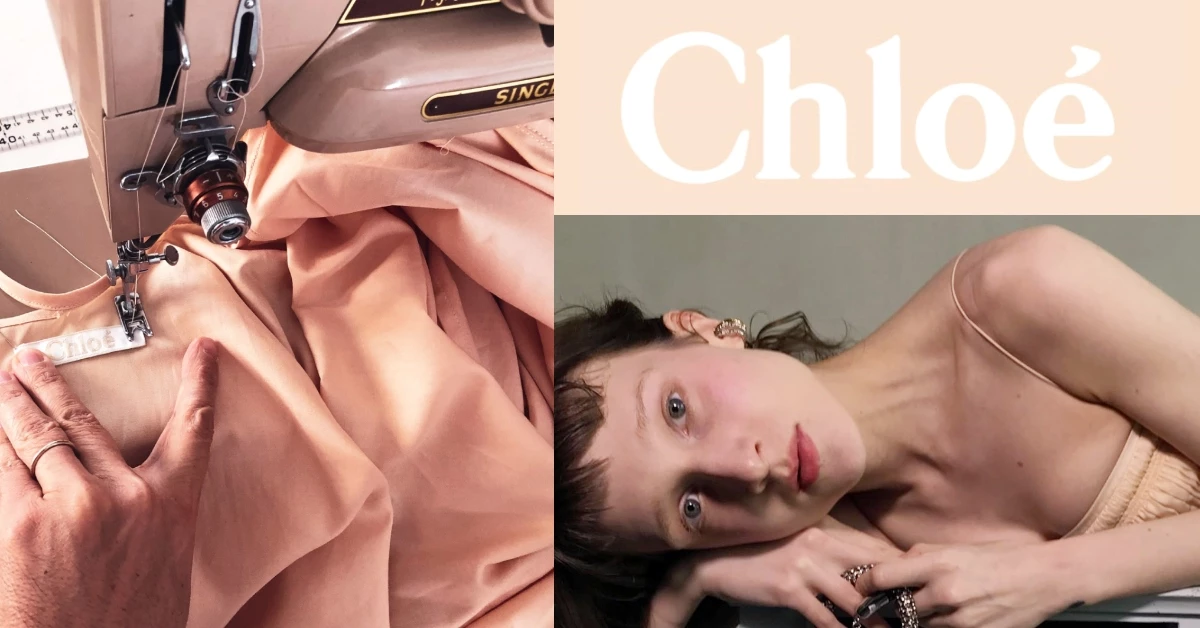 防護衣一件比一件美!Chloé「藕粉色防護衣」打趴同業,當外出服根本零違和!