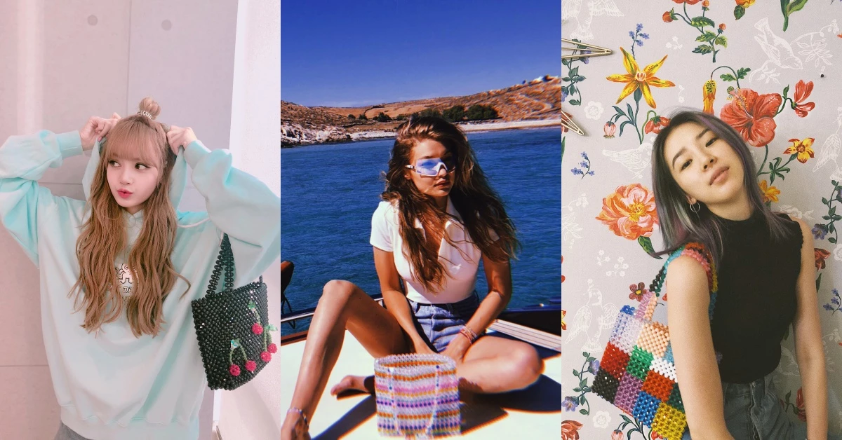 小時候嫌棄的串珠包成為時尚潮人新寵!今夏Gigi Hadid、Irene Kim都來一個的包到底有何魅力?