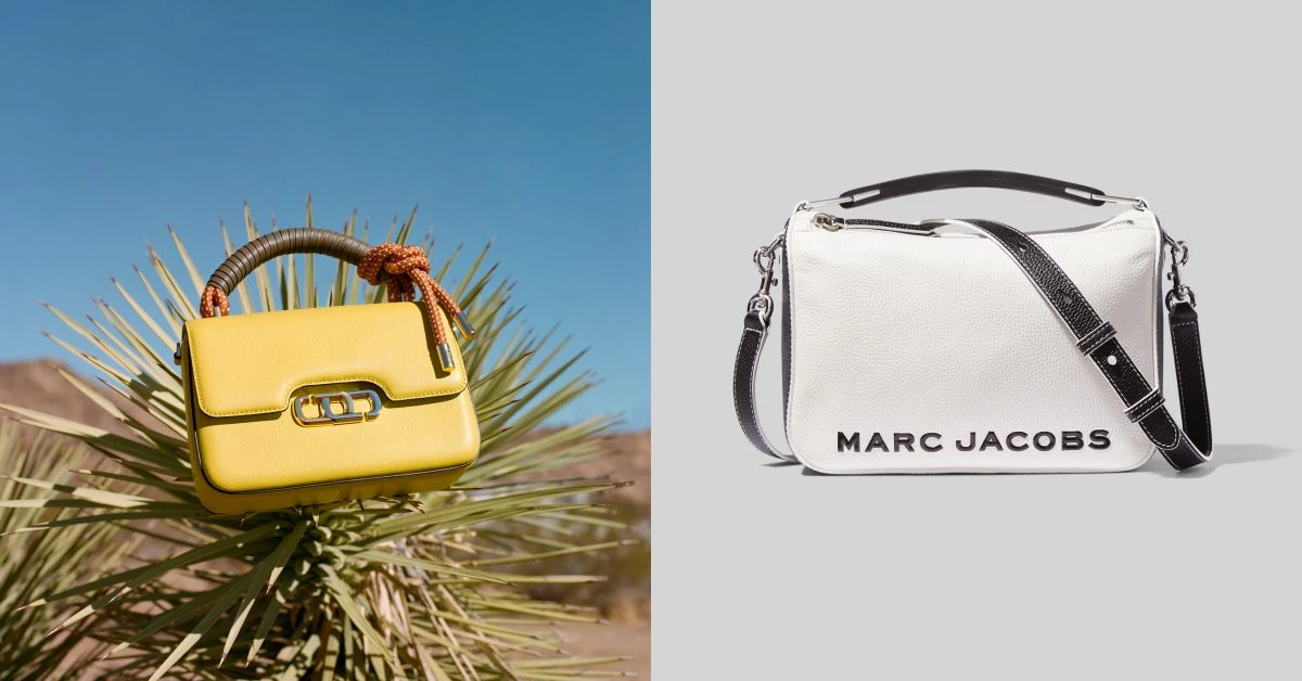 Marc Jacobs相機包遇對手!Logo包全新登場,萊姆黃、梨子褐,2021開運色就是它們