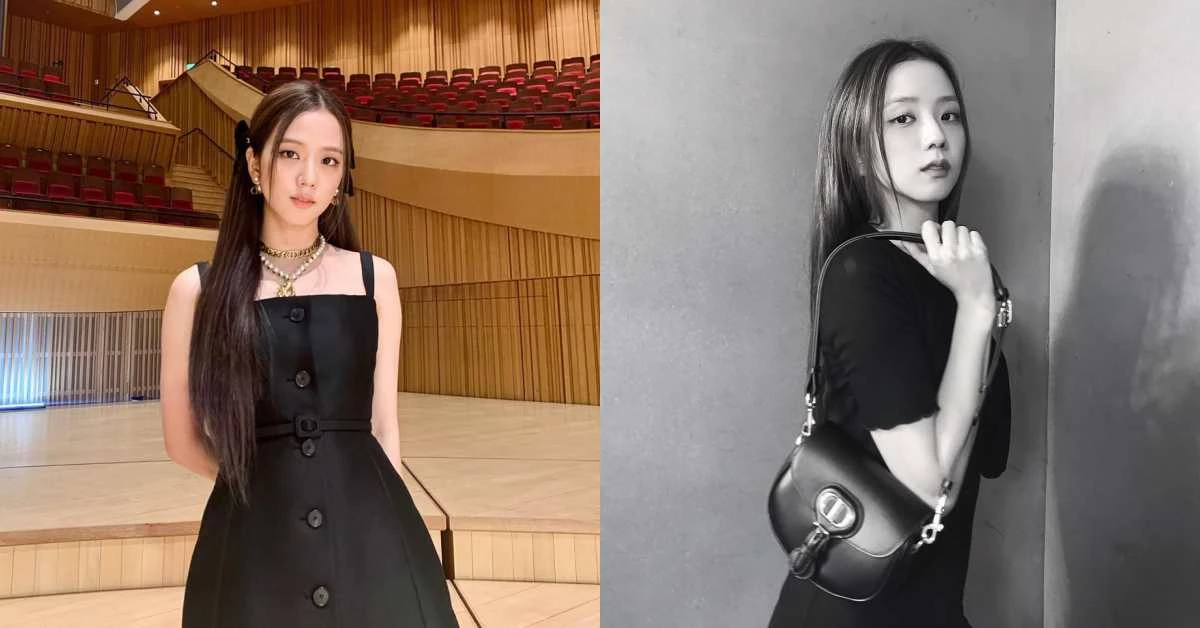 黑色細肩洋裝怎麼穿才時尚?BLACKPINK智秀靠「這招」,讓一件簡約洋裝變得超時髦!