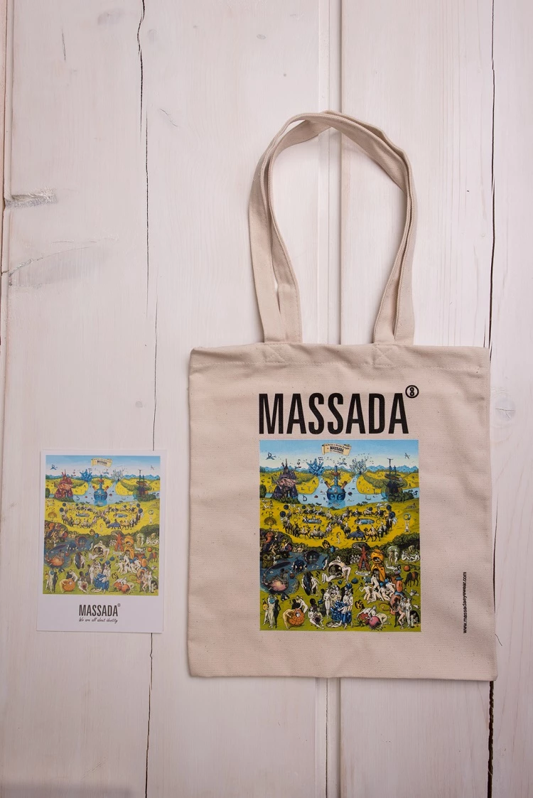 MASSADA專屬帆布托特包