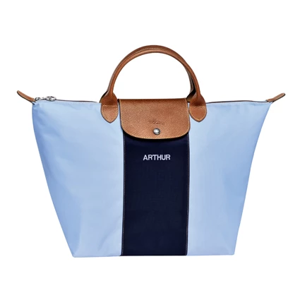 Longchamp Le Pliage® Personalized 經典尼龍摺疊包訂製，售價在NT$ 4,000元至7,100元不等。