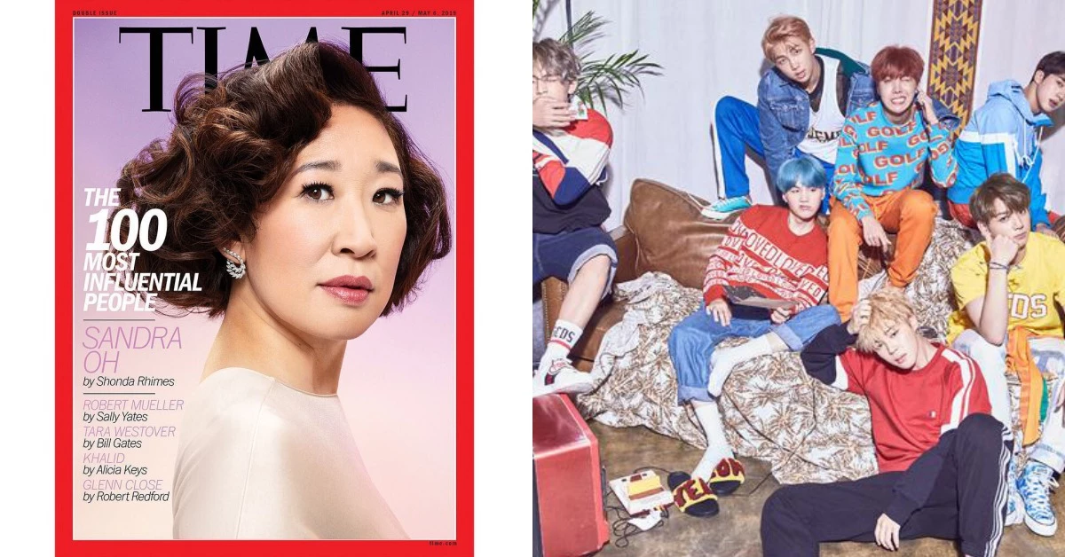 果然是世界彈!BTS入選《TIME》百大人物,金球得主亞裔女星吳珊卓成封面