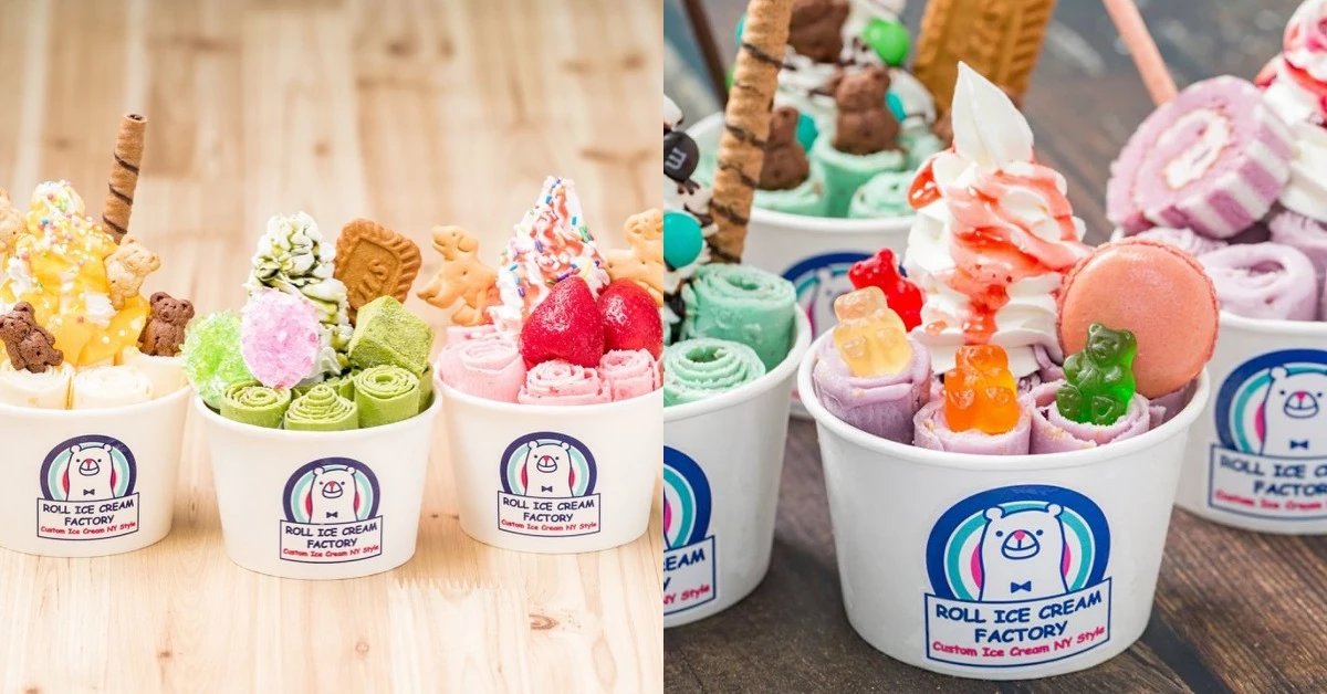 原宿人氣捲捲冰《ROLL ICE CREAM FACTORY》要登台了!40多種配料任選,還有台灣限定口味