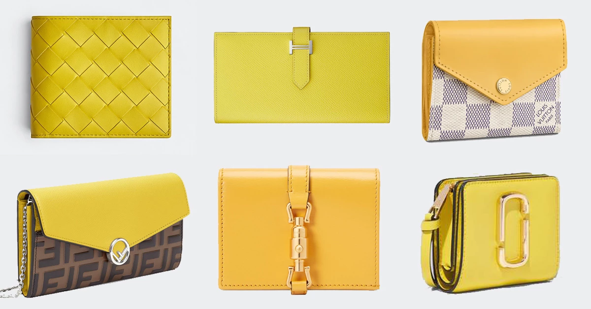 皮夾推薦「亮麗黃」!Hermès、BV、Fendi、LV… 2021招財就靠8款精品錢包