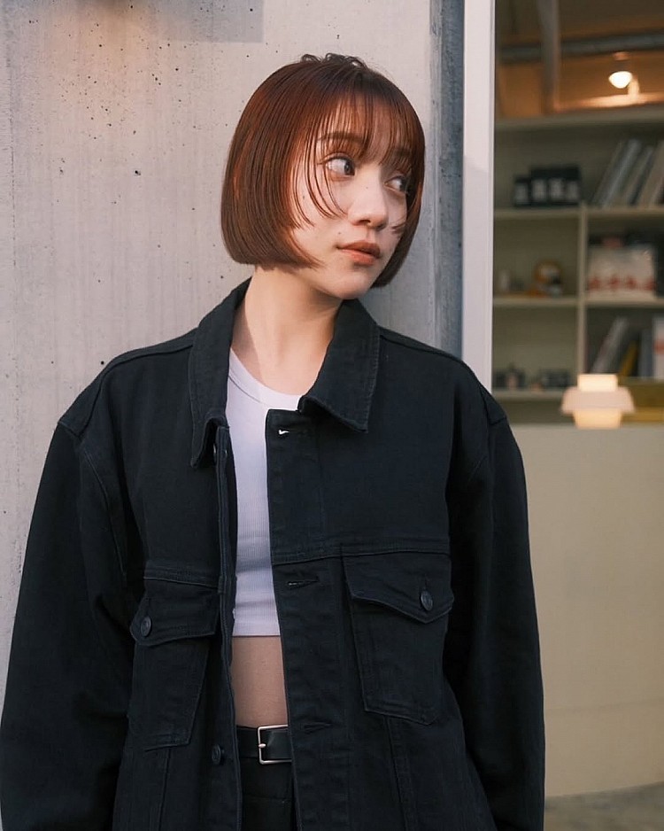鮑伯短髮推薦5：輕薄小顏瀏海