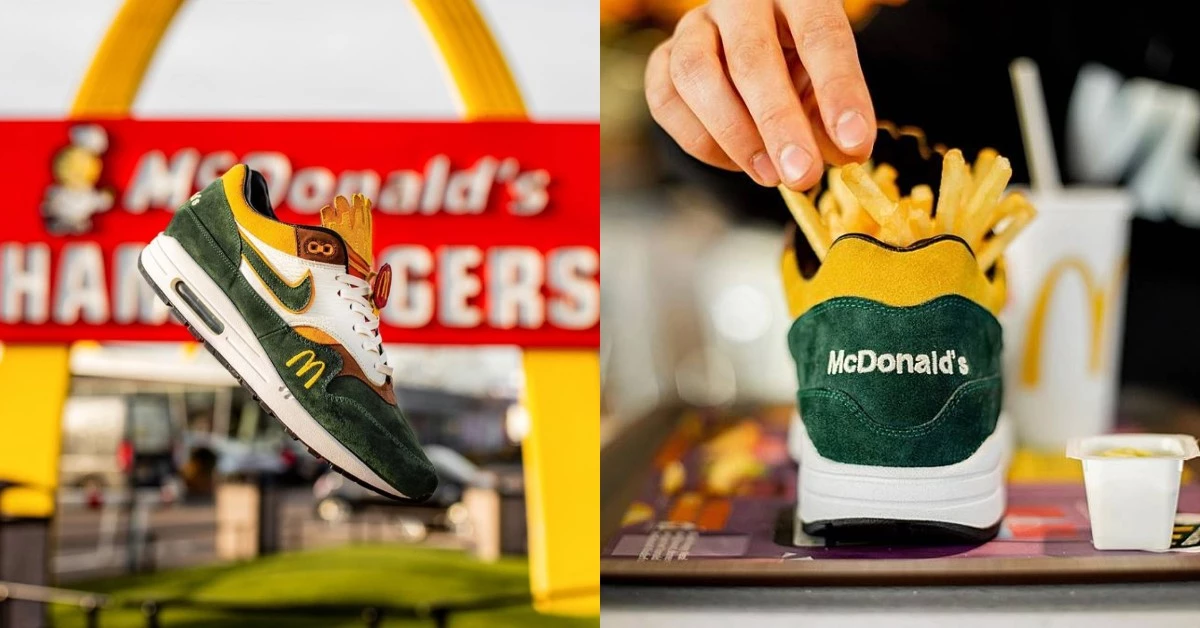 麥當勞推「薯條造型Nike Air Max 1」?復古配色搭薯條鞋舌,連不愛吃速食都想收藏!