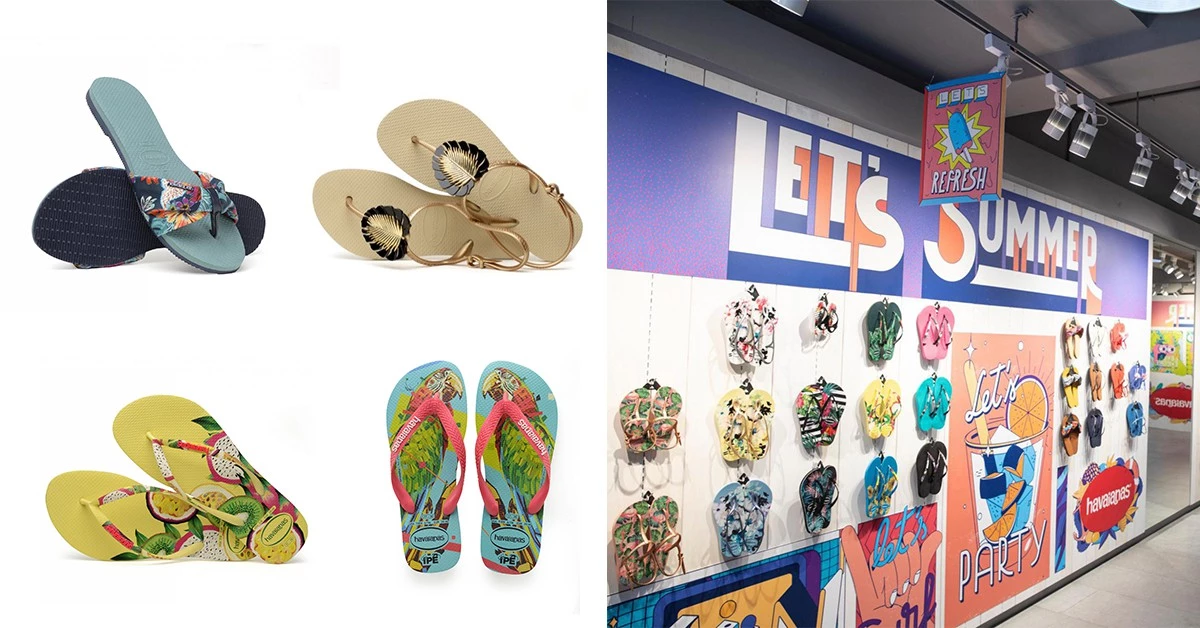 夏天必備這一味!《Havaianas》今夏皮革、印花元素通通上腳