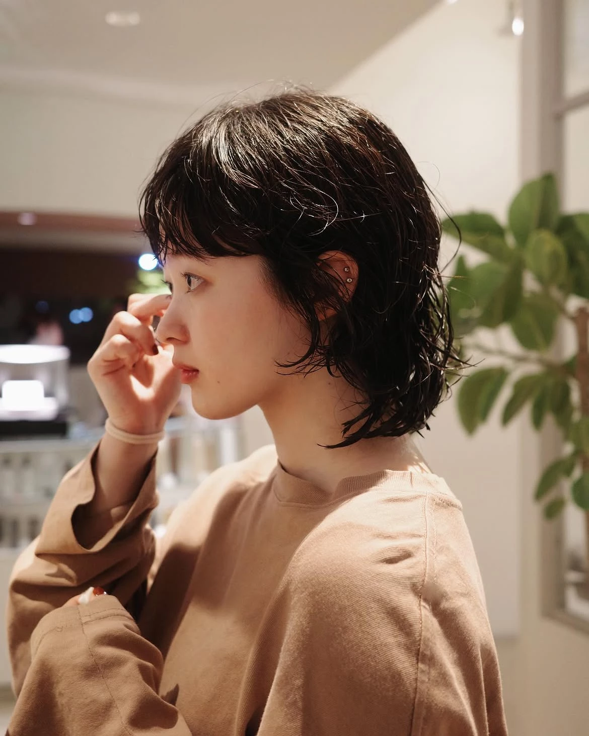 微捲魚尾剪短髮推5:隨興波紋捲