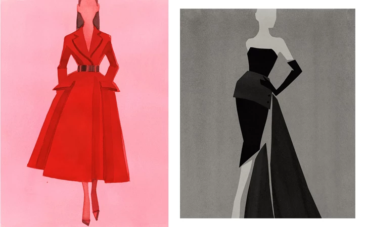 瑞典籍藝術家Mats Gustafson為《Dior Magazine》操刀繪製的高級訂製時裝與高級成衣的插畫作品,美麗動人,值得收藏。