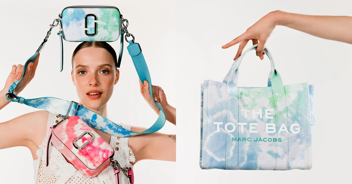 Marc Jacobs相機包沾到水彩更酷!百搭托特包、慢跑鞋,2021春夏「渲染配件」系列最低1萬元入手