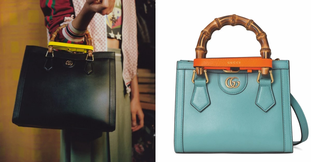 Gucci「竹節包」狂賣30年再回歸!品牌再次復刻,迷你尺寸搭上寶寶藍美翻天