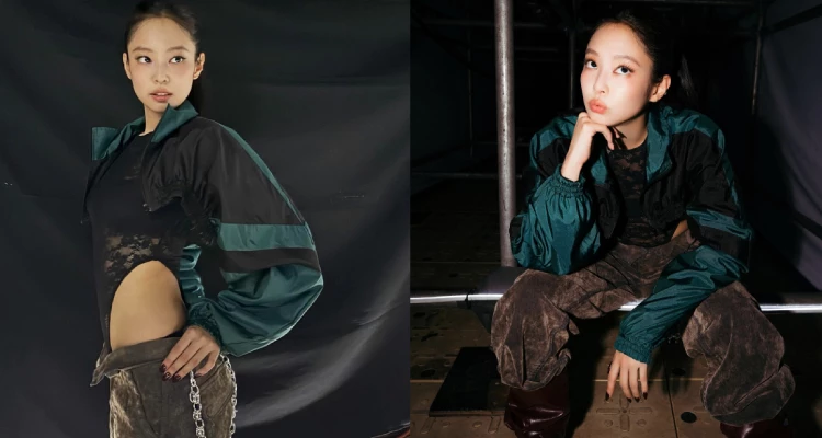 尼龍外套BLACKPINK Jennie再次憑藉她無與倫比的舞台魅力掀起時尚話題!一套造型以「尼龍外套」穿搭搶盡全場目光!內搭性感蕾絲連身裝、外層混搭隨性牛仔長褲,將率性與火辣完美融合。