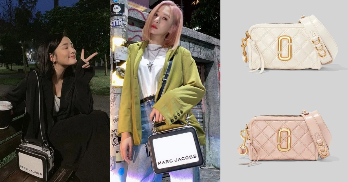 少女搶背的包款是它？MarcJacobs這款「便當包」黑白百搭簡約設計背上它立刻小10歲！