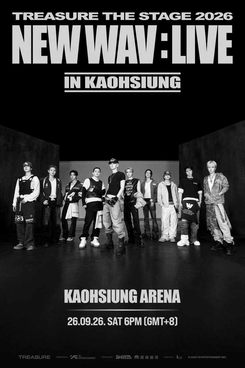  ​  YG 娛樂於 2020 年透過選秀節目《YG 寶石盒》推出的男團 TREASURE，出道後以〈BOY〉、〈JIKJIN〉、〈DARARI〉、〈BONA BONA〉...等歌曲累積高人氣，並在 2021 年橫掃多個獎項而被稱為「怪物新人」。今年 TREASURE 將帶著巡演「NEW WAV」前進高雄巨蛋，準備用大型舞台與高能量演出和台灣 TREASURE MAKER 相見。
