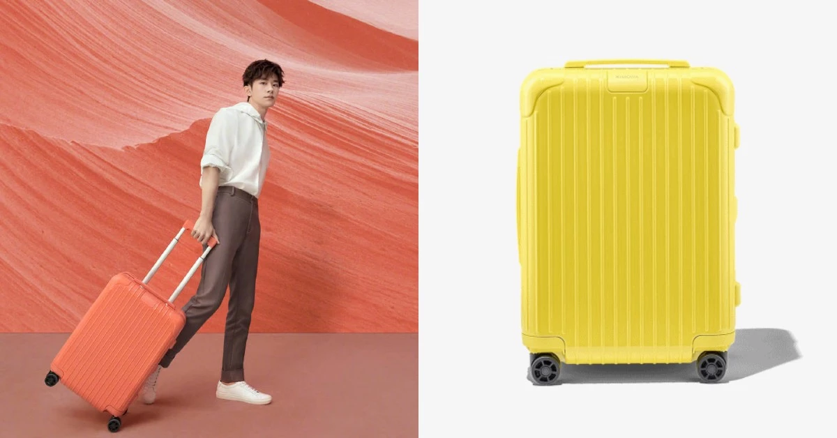 Rimowa珊瑚色、檸檬黃新色好燒人!看易烊千璽拿不管怎樣都要買一個