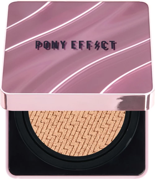PONY EFFECT 極水透光氣墊粉餅升級版 SPF50+PA++++ 15g*2,NTD1,380