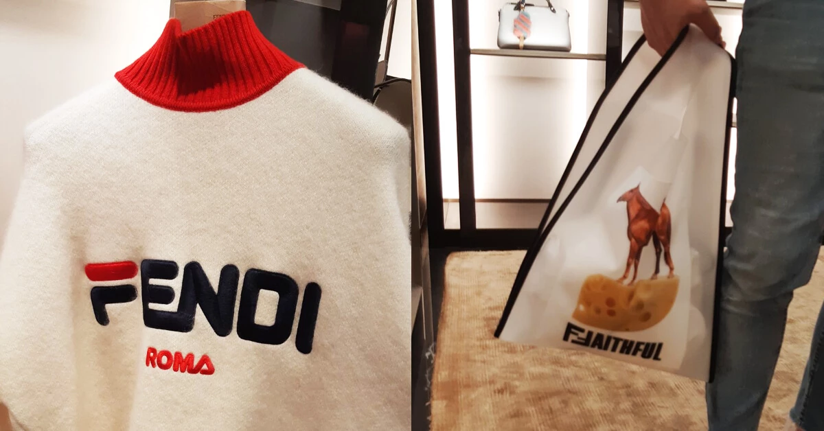 惡搞LOGO聯乘、PVC塑膠、吊飾一秒變購物袋!FENDI 2018年秋冬新貨勸敗!