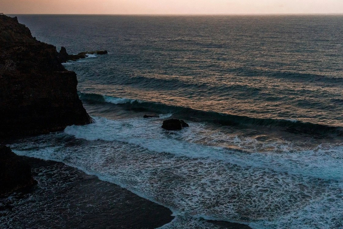 大自然海邊