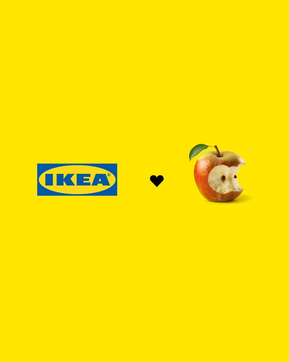 上週，IKEA社群無預警釋出重磅消息，一張IKEA Logo與咬一口的蘋果畫面