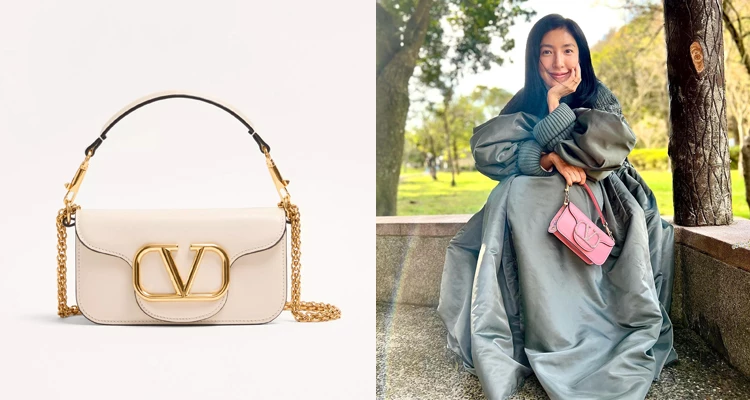 Valentino向來最懂如何捕捉女性的優雅本質,將簡約轉化為一種含蓄而自信的美感。而經典的「Locò」肩背包,以俐落的長方輪廓、黃銅質感的V Logo金屬標誌與流線翻蓋設計,散發出知性與從容的氣息。