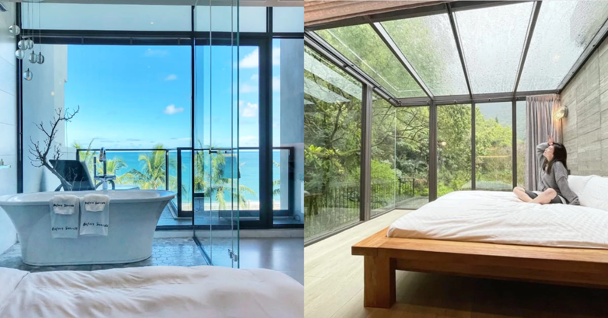 花蓮民宿推薦Top6！「漫漫日出」無敵海景還能看見日出，夢幻玻璃屋「迴音谷」美呆了！