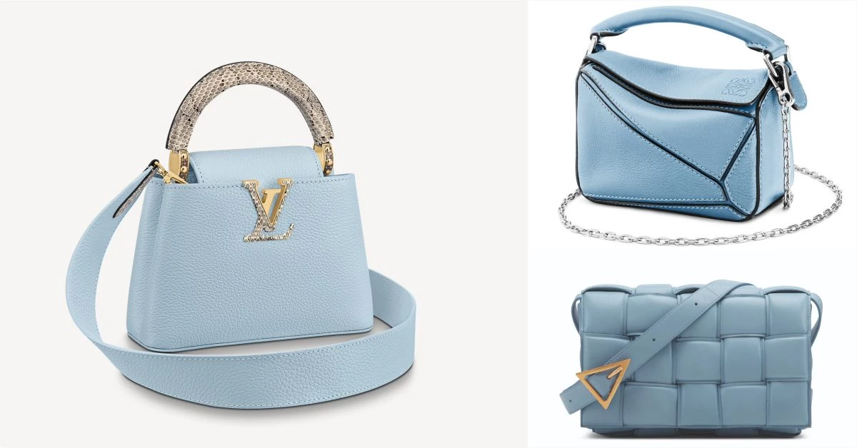 2021包包推薦 「寶寶藍」Top10!LV、Gucci、Celine..BV寬版編織郵差包櫃上很搶手!
