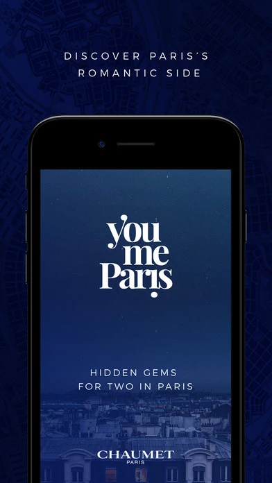 「巴黎城市線上指南-You Me Paris」APP程式內容(專屬I-Phone IOS系統)。