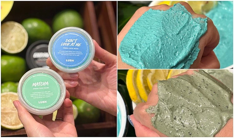 LUSH 檸檬亮采面膜,NTD 550 / 75g;LUSH 藍莓面膜,NTD 550 / 75g