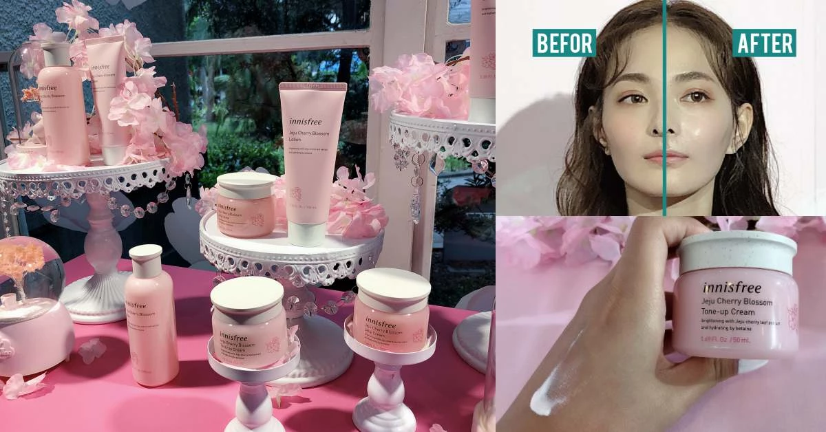 韓妞肌膚水亮的秘密「就是它」!Innisfree「濟州櫻花系列」保濕、亮白對比超明顯