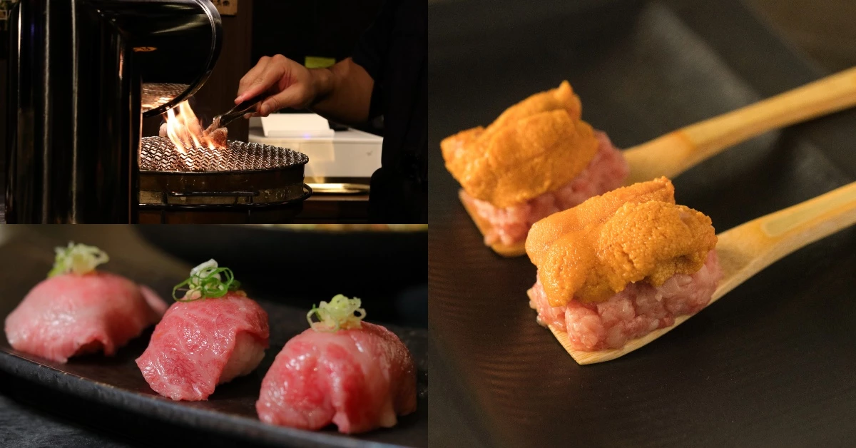 肉食控集合!日本頂級燒肉《旺盛苑》新菜單,A5和牛化身冰淇淋、入口即化握壽司
