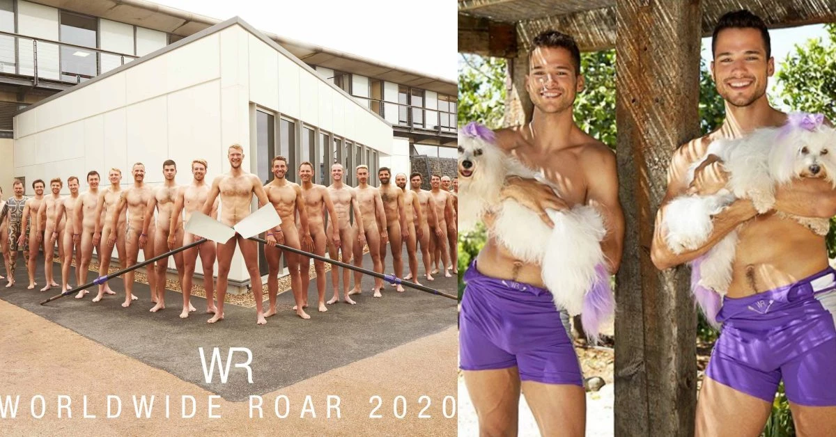 養眼的又來了!2020年英國划船隊公益月曆,全裸露出結實肌肉、翹臀讓人受不了啦!