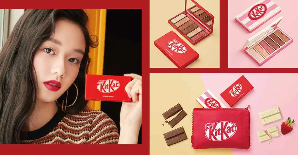 被騙了！這不是巧克力！Etude House聯名KitKat包裝可愛炸了