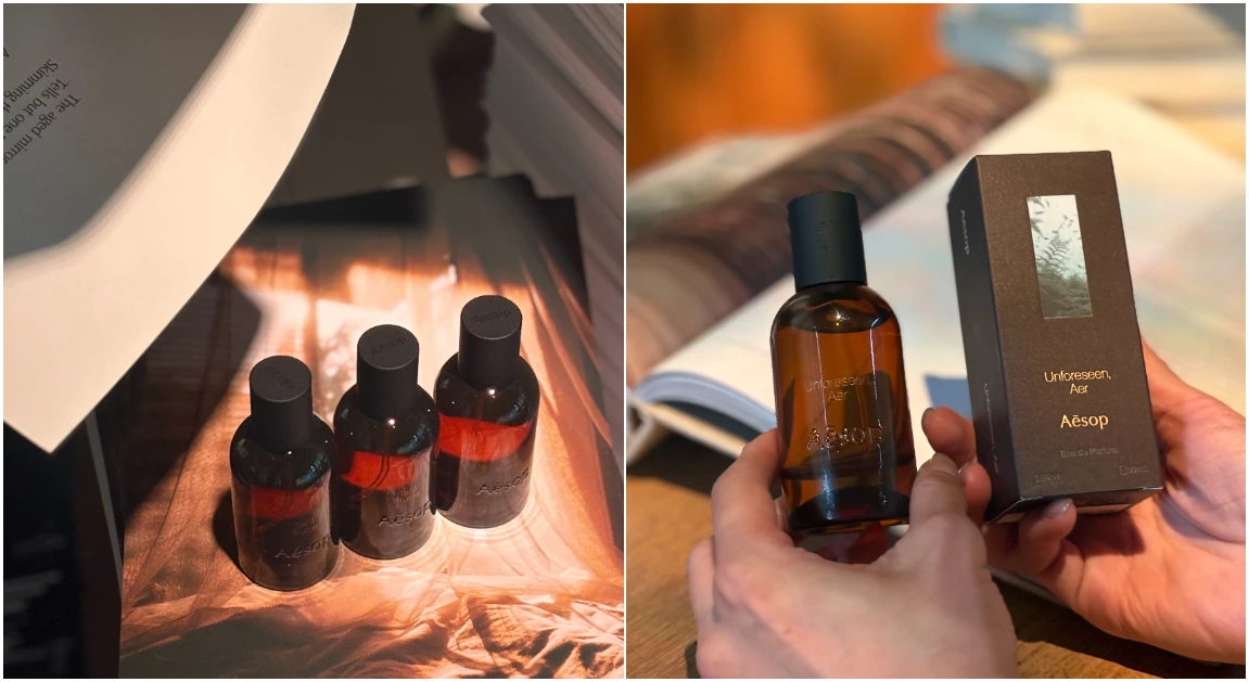 Aesop 喚空香水建議售價:50mL NT$6,200、100mL NT$10,200