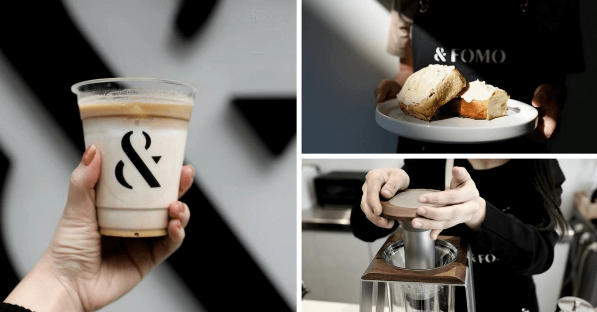 滿滿糖霜滴出來！早餐就是要來吃這個肉桂捲 台北外帶咖啡「FOMO COFFEE」開幕，洗鍊風格怎麼拍都美！