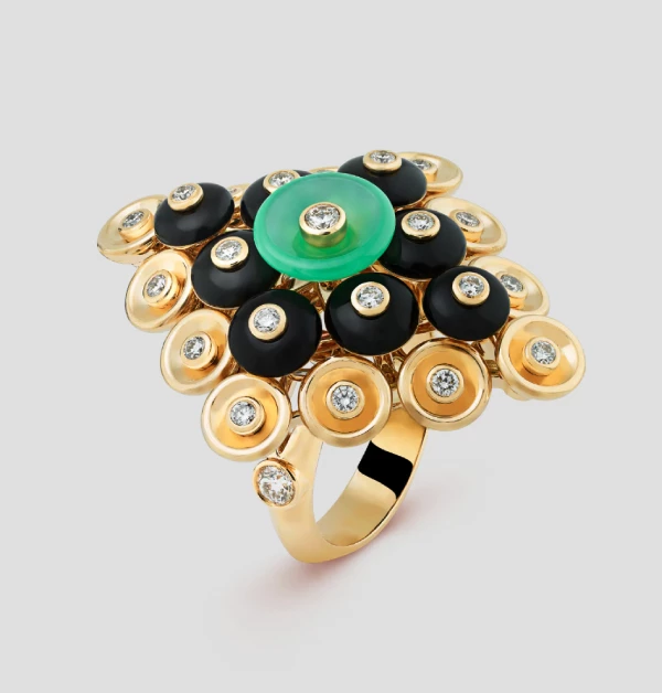 Van Cleef & Arpels「Bouton d'or」18K黃金戒指,NTD 580,000