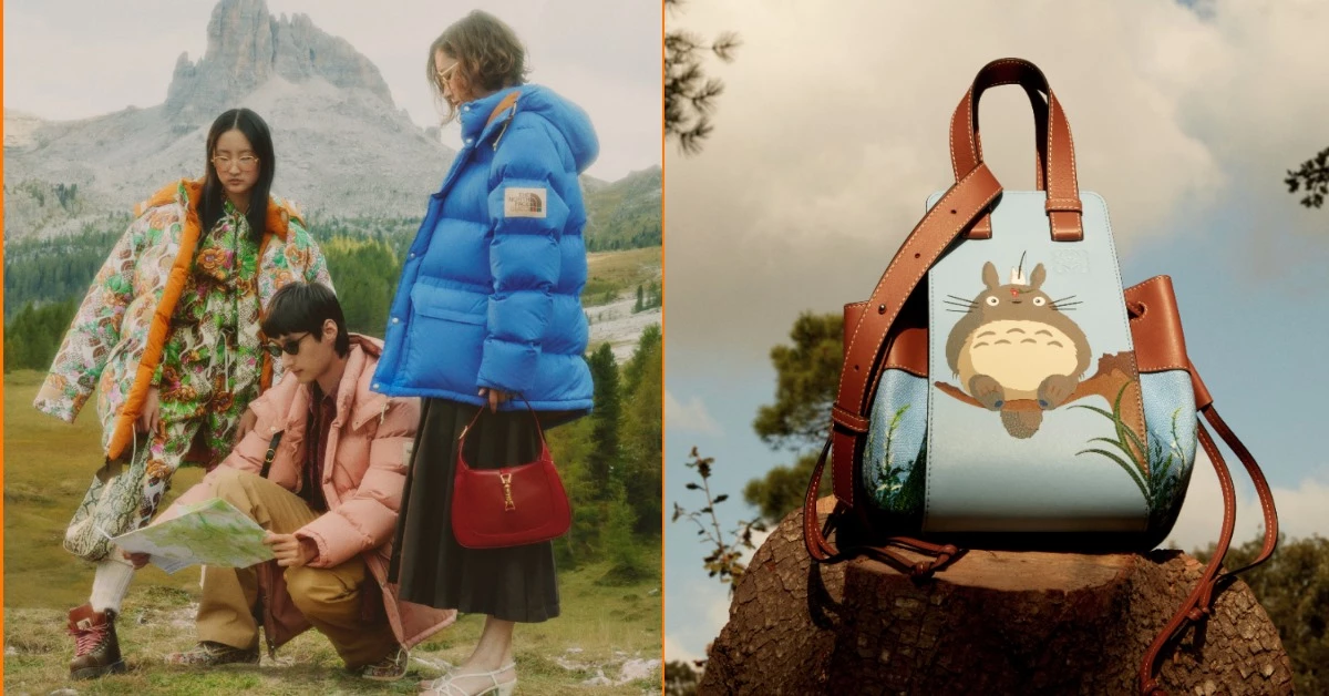 Gucci × The North Face賣翻了 !LV、Loewe、Coach..精品靠聯名繼續搶生意