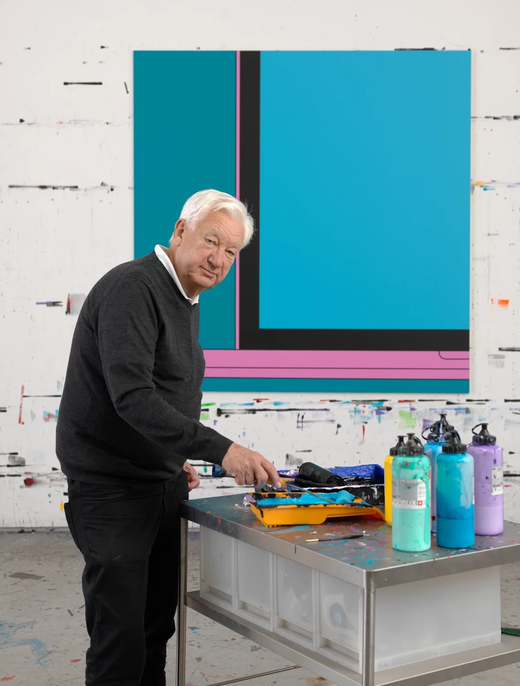 藝術家麥可.克雷格-馬丁,作品 © Michael Craig-Martin. 藝術家版權所有,攝影:Mike Bruce,圖片提供:高古軒