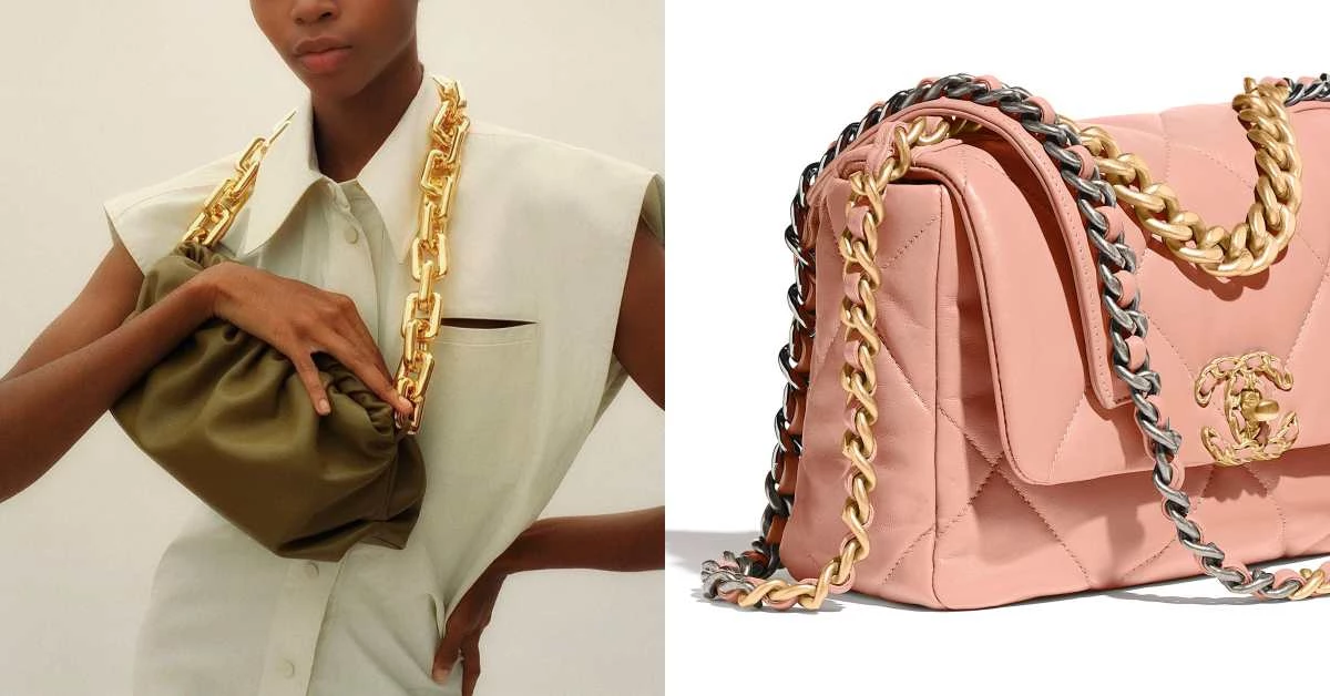 2020年包包關鍵字是「粗鏈帶」！Chanel、BV到LV全跟上，要酷要優雅一包搞定