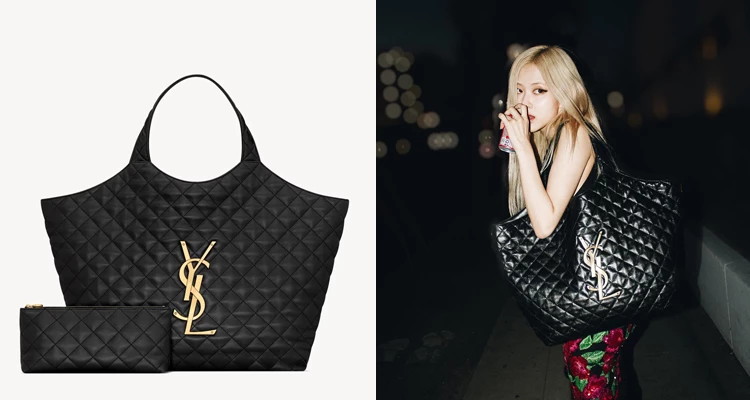 南韓天團BLACKPINK的成員Rosé,向來以簡約卻不失質感的私服穿搭深受矚目。作為YSL全球代言人的她,亦經常在個人IG上釋出多組身穿品牌的造型照,其中,幾張肩揹「Icare」系列大型托特包的私服穿搭,更是掀起粉絲間的熱烈關注與仿效風潮。