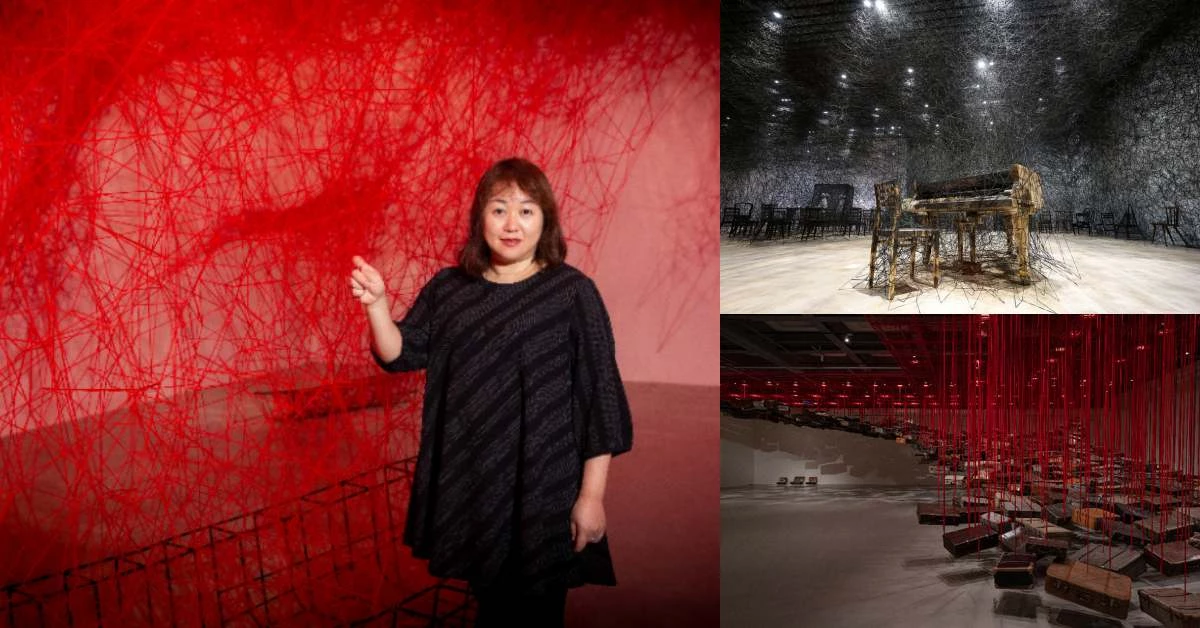 塩田千春展覽台北站10大亮點!紅黑線作品跟靈異體質有關?展覽結束後所有的線怎麼處理?