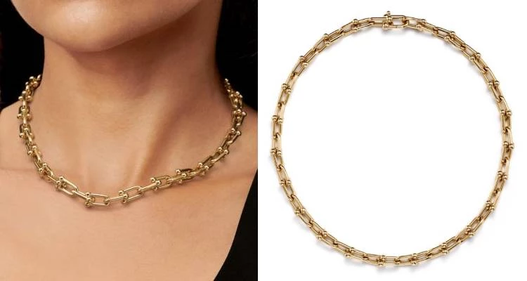 Tiffany「Hard Wear」系列,象徵「愛的變革力量」,靈感來自品牌珍藏庫中1962年的經典手鍊。這個系列讓我覺得既堅韌又自由,鏈結與扣環的設計大膽搶眼,帶著一種不需要刻意討好的自信感。