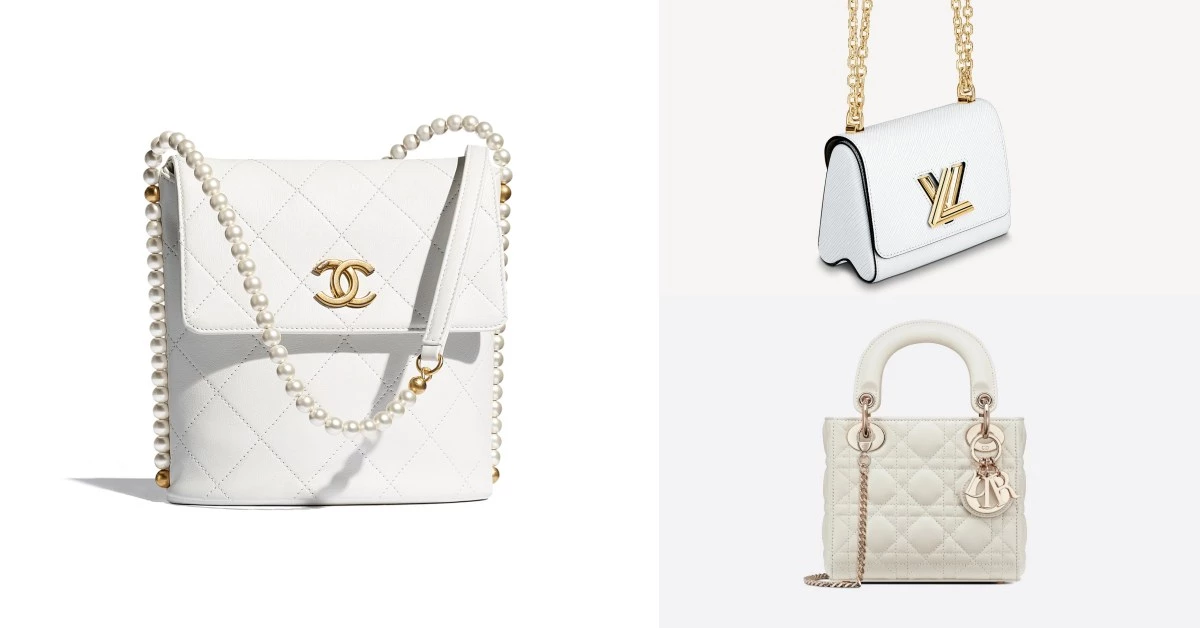 白色方包推薦Top10!Chanel、Dior、LV....百搭又經典,第一款精品包就選它!